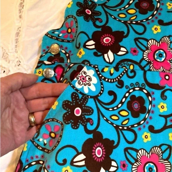 Kelly's Kids Blue and White Overall Style Dress size 2T - Picture 4 of 10